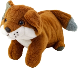 Pehme plüüsrebane pruunikas-punane 28 cm