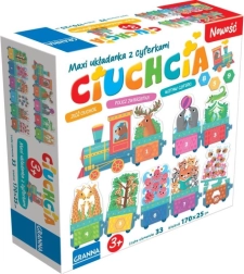 Maxi puzzle with cutouts Train