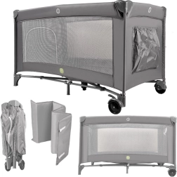 Reisivood lastele 60 × 120 cm kokkupandava raamiga ja madratsiga