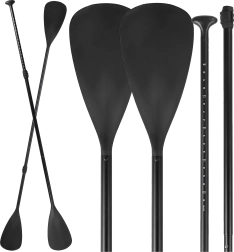 Kokkupandav alumiiniumpaadi aer 2-ühes SUP-i ja kajaki jaoks, 4-osaline, reguleeritav 210 cm