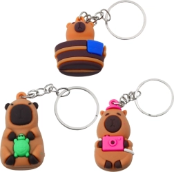 Silikoonist kapibaara võtmehoidja