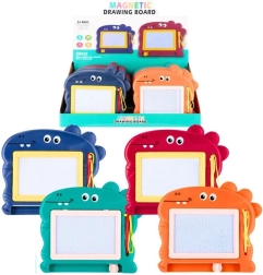 Lastetoaline magnetiline joonistustahvel dinosauruse kujuga