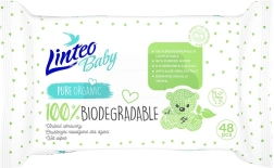 Linteo Baby laste niisked salvrätikud 100% biolagunevad 48 tk