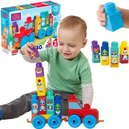 Fisher-Price Mega Bloks ehitus- ja kokkupanekutraktor loomakestega
