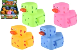 Kummist pikslistiilis vannipart 8 × 10 cm, 4 värvi komplekt