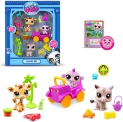 Littlest Pet Shopi safari komplekt 3 loomakesega