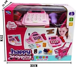 Kassa supermarketikäru ja ostudega