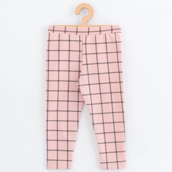 Laste dressipüksid pehmest dressikangast New Baby Kindergarten roosad