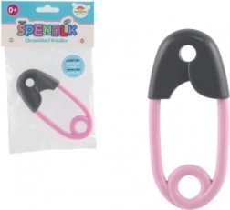 Beebide kõristi haagnõela kujul halli ja roosaga