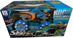 RC car Shark blue with mist effect and 2.4 GHz