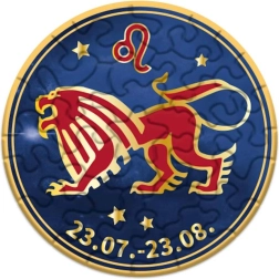 Round Zodiac Puzzle – Leo, 33 pieces