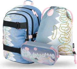 BAAGL Skate Moon koolitarvete komplekt