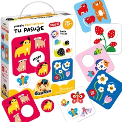 Kontrastne pusle CzuCzu Tu Pasuje