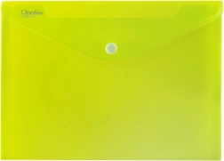 A5 Button-Closure Wallet Opaline Lime Green