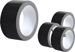 Tekstiilist teip must 48 mm × 50 m – universaalne ja eriti tugev