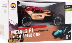 Golden metal remote-controlled car