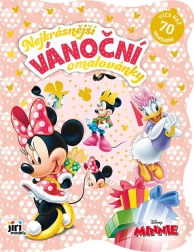Minnie jõuluvärviraamat kleepsudega