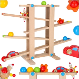 XXL Montessori Wooden Marble Run
