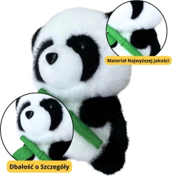 Plüüspanda bambusega 18 cm