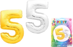 Täispuhutav number 5 kujuline õhupall