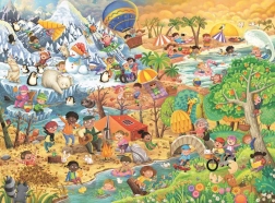 Puzzle Ravensburger Lõbu igal aastaajal XXL 100 tükki