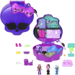 Polly Pocket kompaktne Monster High kolju rula­pargi ja kooliga