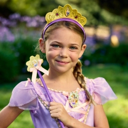 Rapunzel set wand and tiara for little princesses