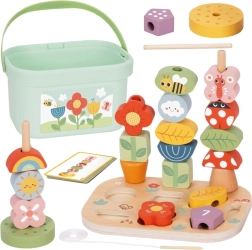 Tooky Toy puidust hariduslik 5‑ühes magic garden kast