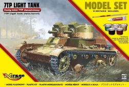 7TP Poola kerge tank (kahetorniline) mudelikomplekt 1:35