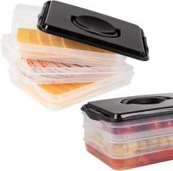 Kolmekihiline liha- ja juustukarp 3×600 ml