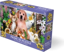 3D Puzzle Farm Animals 100 Pieces