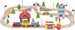 Puidust rongirada 80 osa 2Kids Toys