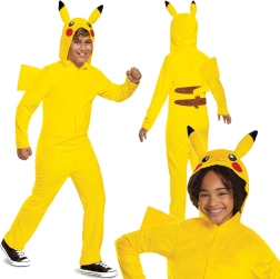 Laste kostüüm POKEMON Pikachu kigurumi (10–12 aastat, 137–149 cm)