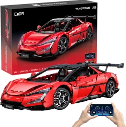CaDA ehituskomplekt sportauto BYD YANGWANG U9 rakenduse kaudu kaugjuhtimisega, 1:8, 3671 detaili