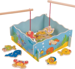 Puidust magnetiline mereline kalastamismäng – BIGJIGS TOYS