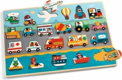 DJECO puidust sisestuspusle – transport