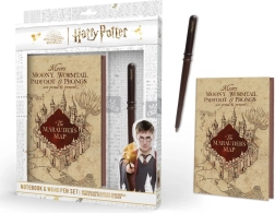 Harry Potter Notebook with Wand Marauder’s Map