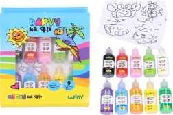 Klaasivärvide komplekt 9+1 koos šabloonidega