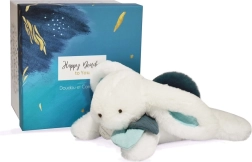 Kinkekomplekt DOUDOU – plüüsjänku tumesinise tutiga 25 cm