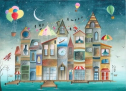 Puzzle Magnolia Majad, millest ma lugesin – 1000 tükki