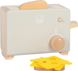 Small Wooden Toaster Tasty Grey