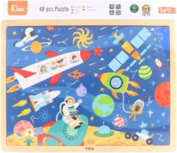 Wooden Space Puzzle 48 Pieces