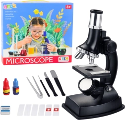 Laste hariv mikroskoop 300× tarvikute komplektiga