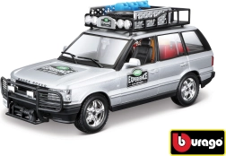 Metallist automudel 1:24 RANGE ROVER – hõbedane