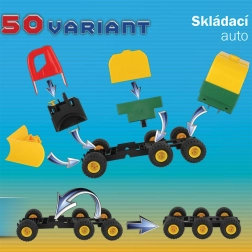 Combi Car 3 kokkupandav mänguauto lastele