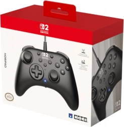 Horipad turbo mängukontroller Nintendo Switch 2 jaoks (must)