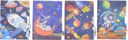 Diary with Lock 11×15 cm – Space, Unlined