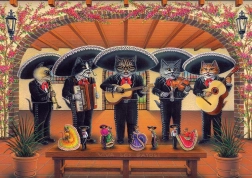 Art Puzzle kasside flamenco grupp, 500 tükki