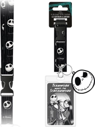 Nightmare Before Christmas kaelapael läbipaistva taskuga