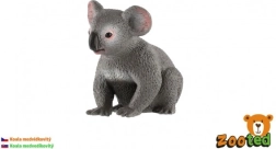 Plastikust koalafiguur 8 cm
